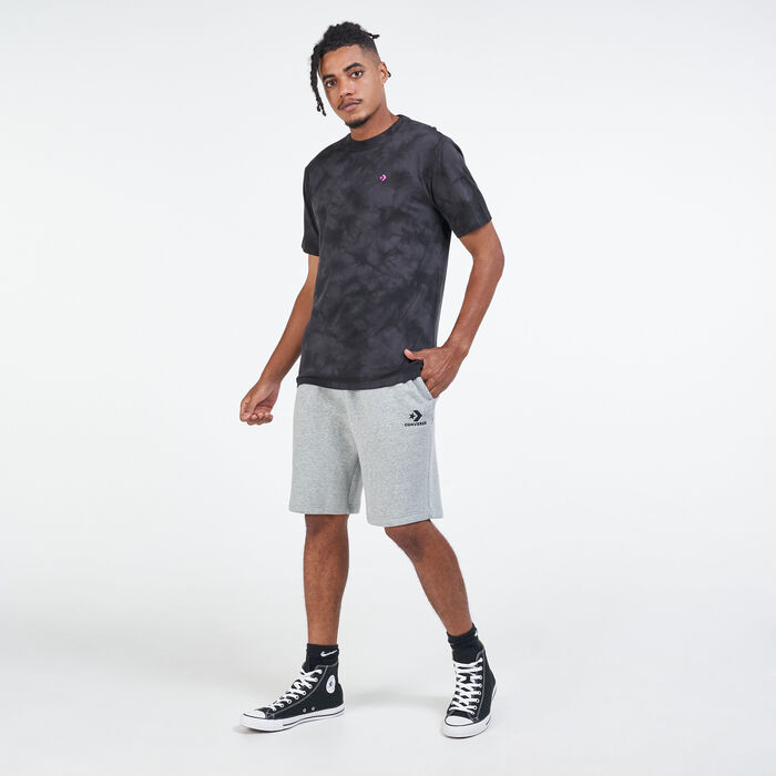 Converse Men's Marble Cut and Sew T-Shirt Black image number 2