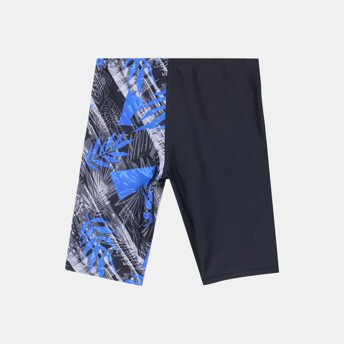 Speedo Kids' Digital Allover V Cut Swimming Jammers Black Speedo Kids' Digital Allover V Cut Swimming Jammers Black image number 1