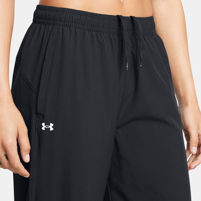 Under Armour Women's Rival Wide Leg Pants Black image number 3
