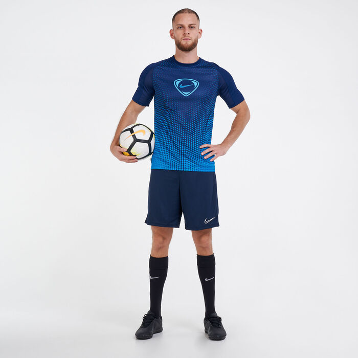 Nike Men's Dri-FIT Academy T-Shirt Blue Nike Men's Dri-FIT Academy T-Shirt Blue image number 2