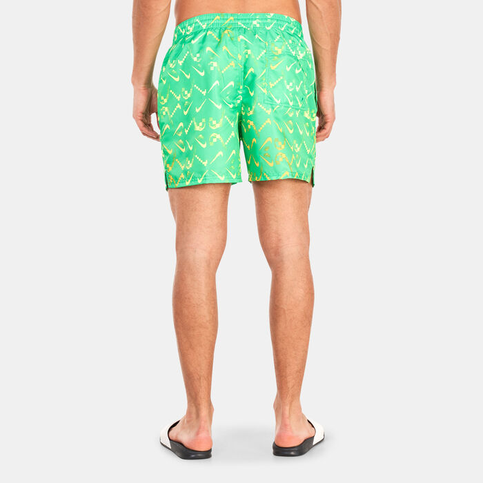 Nike Swim Men's 5 Volley Shorts Green Nike Swim Men's 5 Volley Shorts Green image number 0