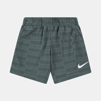 Nike Kids' Sportswear Dri-FIT Textured Club Shorts Green