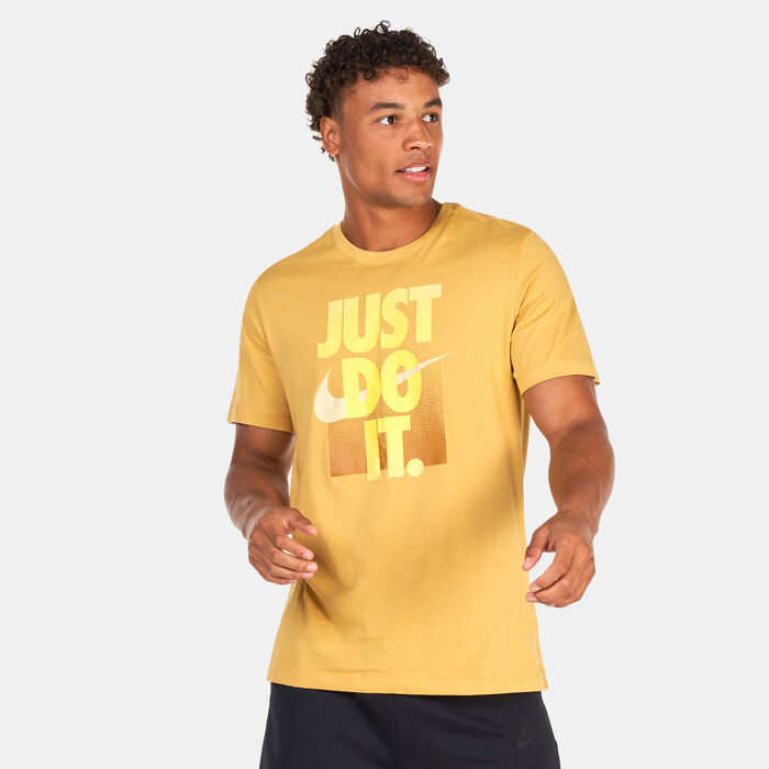 Nike Men's Sportswear Just Do It T-Shirt Brown Nike Men's Sportswear Just Do It T-Shirt Brown image number 0