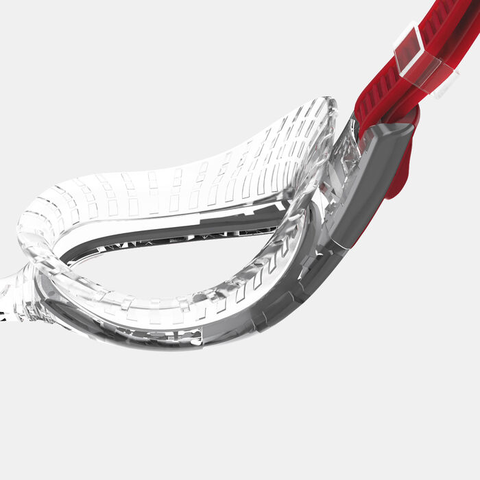 Speedo Futura Biofuse Flexiseal Swimming Goggles Red image number 3