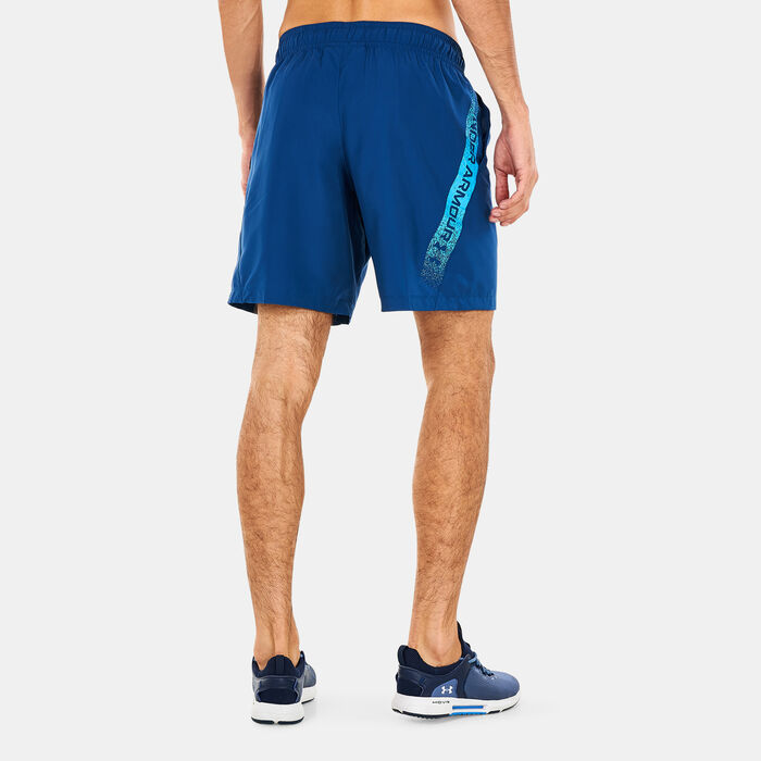 Under Armour Men's UA Woven Graphic Shorts Blue Under Armour Men's UA Woven Graphic Shorts Blue image number 1