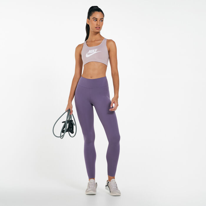 Nike Women's One Dri-FIT Training Leggings Purple Nike Women's One Dri-FIT Training Leggings Purple image number 2