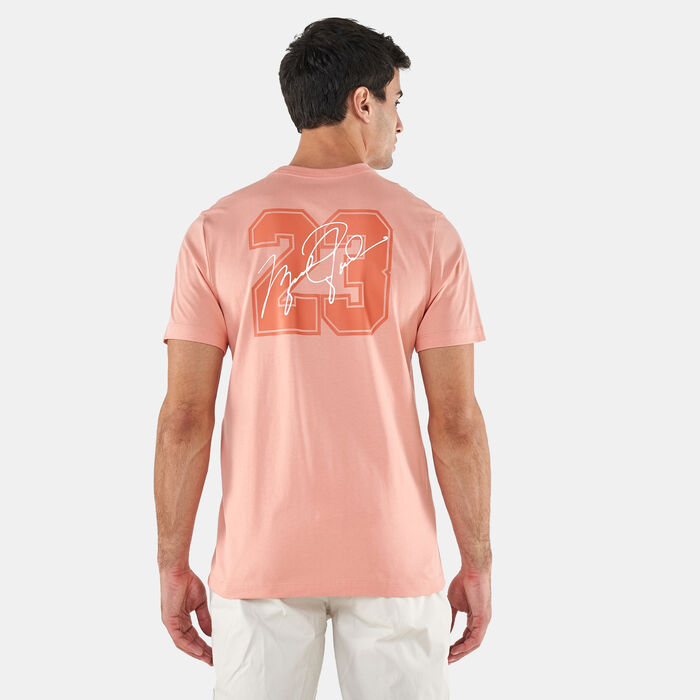 Jordan Men's Essential Flight 23 Graphic T-Shirt Pink image number 1