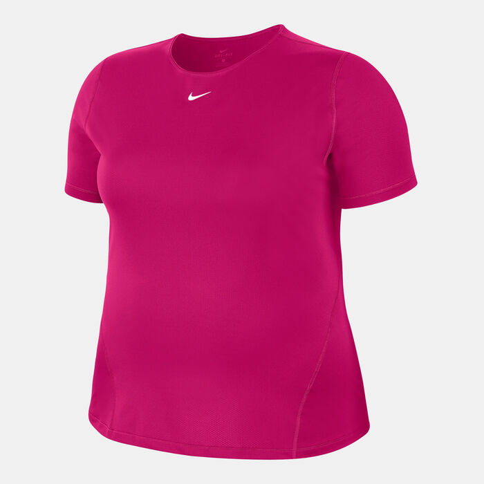 Nike Women's Pro Mesh T-Shirt (Plus Size) Nike Women's Pro Mesh T-Shirt (Plus Size) image number 0