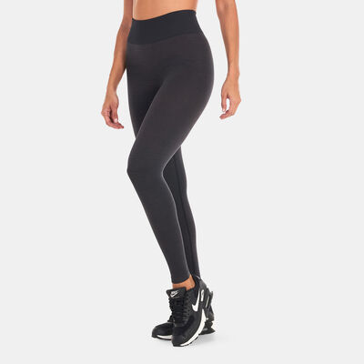SQUATWOLF Women's Infinity Stripe Seamless Leggings Black