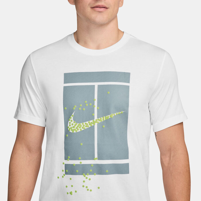 Nike Men's Court Tennis Graphic T-Shirt White Nike Men's Court Tennis Graphic T-Shirt White image number 2
