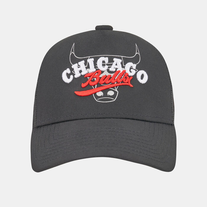 New Era Men's Chicago Bulls Logo Overlay A-Frame Trucker Cap Black New Era Men's Chicago Bulls Logo Overlay A-Frame Trucker Cap Black image number 0