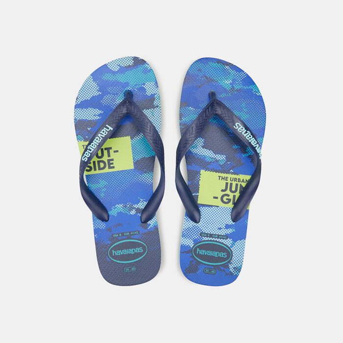 Havaianas Men's Top Camu Flip Flops Blue image number 0