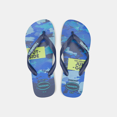 Havaianas Men's Top Camu Flip Flops Blue Havaianas Men's Top Camu Flip Flops Blue