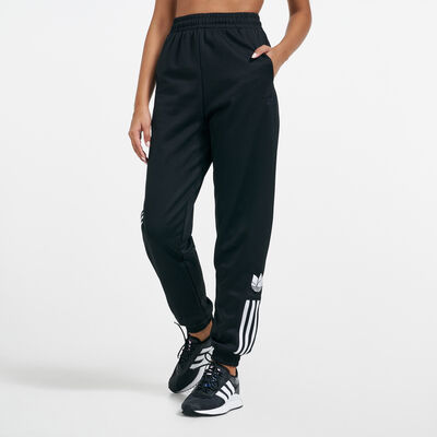 adidas Originals Women's Adicolor 3D Trefoil Track Pants Black