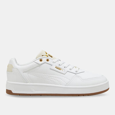PUMA Men's Court Classic Lux Shoes White
