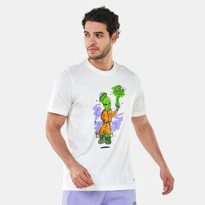 adidas Originals Men's Graphics Stoked Alien T-Shirt White