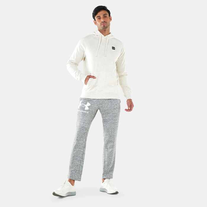 Under Armour Men's UA Rival Fleece Hoodie Beige Under Armour Men's UA Rival Fleece Hoodie Beige image number 2