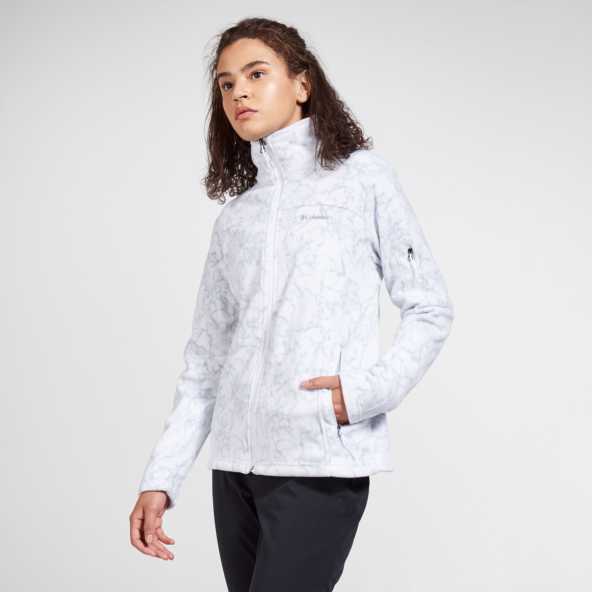 Women s Fast Trek Printed Fleece Jacket Multi Columbia in Qatar SSS