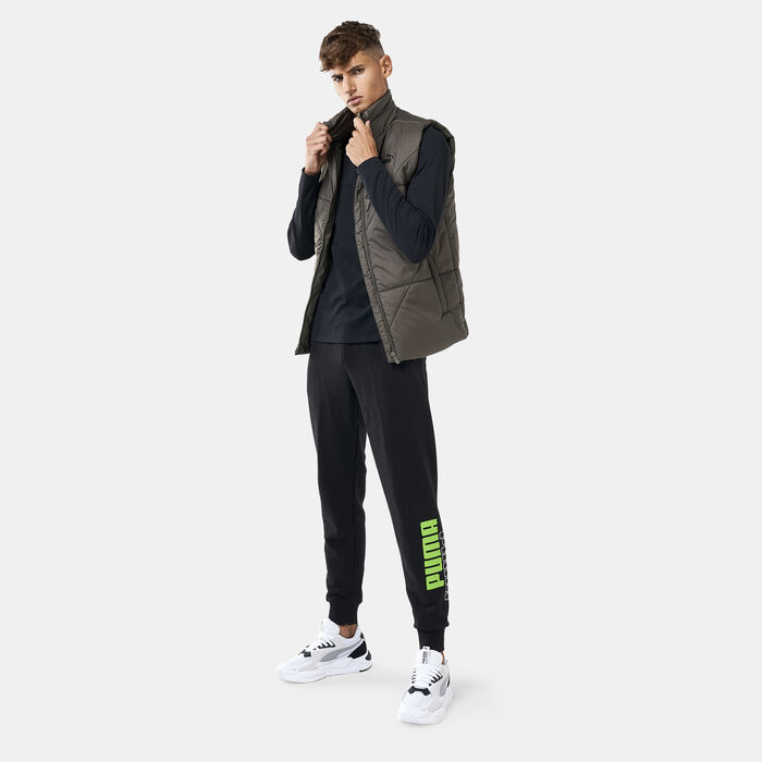 PUMA Men's Essential Padded Vest Green image number 2