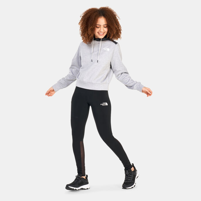The North Face Women's Reaxion Fleece Pullover Hoodie Grey The North Face Women's Reaxion Fleece Pullover Hoodie Grey image number 2