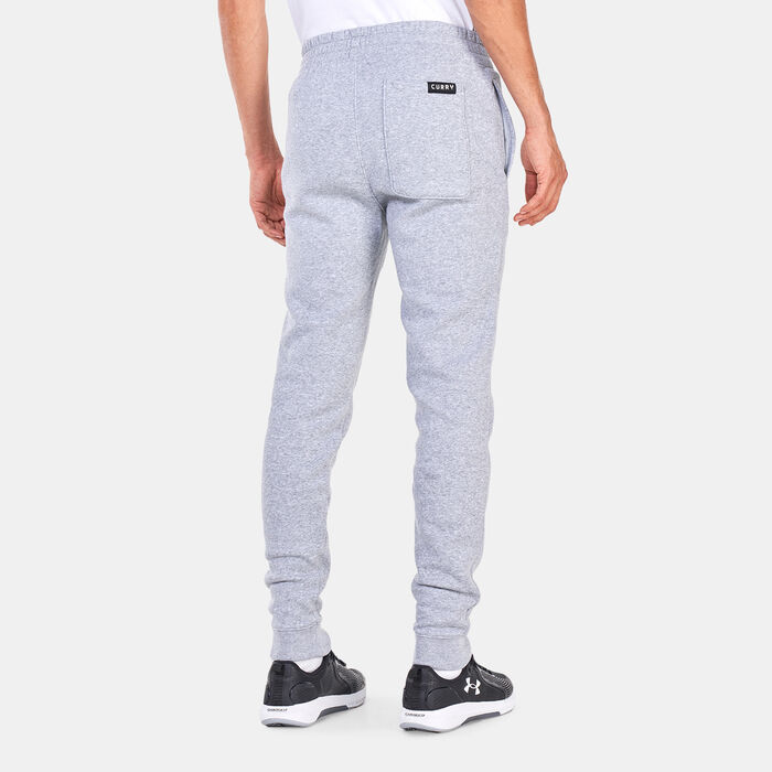 Under Armour Men's Curry Fleece Sweatpants Grey Under Armour Men's Curry Fleece Sweatpants Grey image number 1