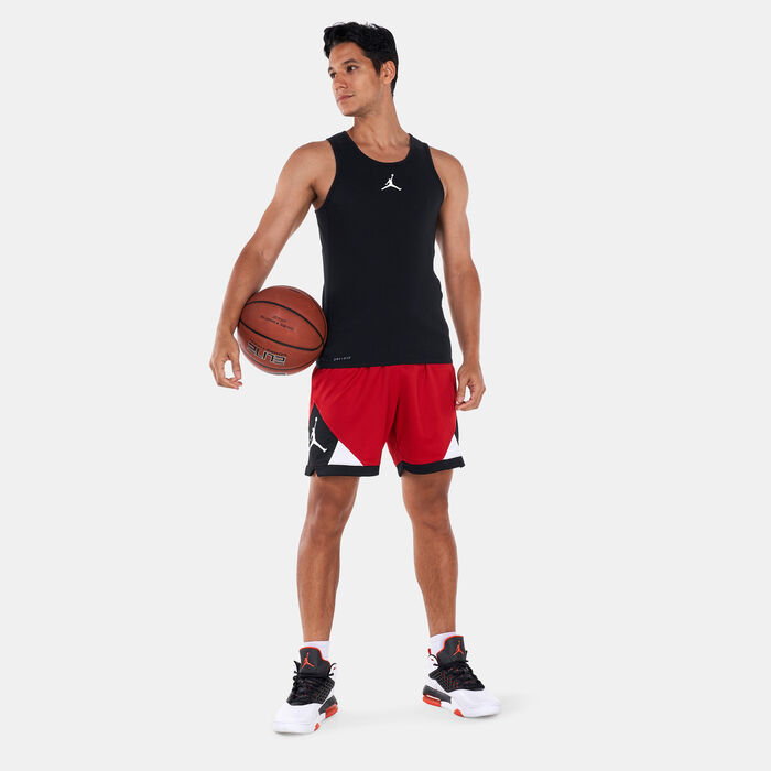 Jordan Men's Air Jordan Dri-FIT Diamond Shorts Red image number 6