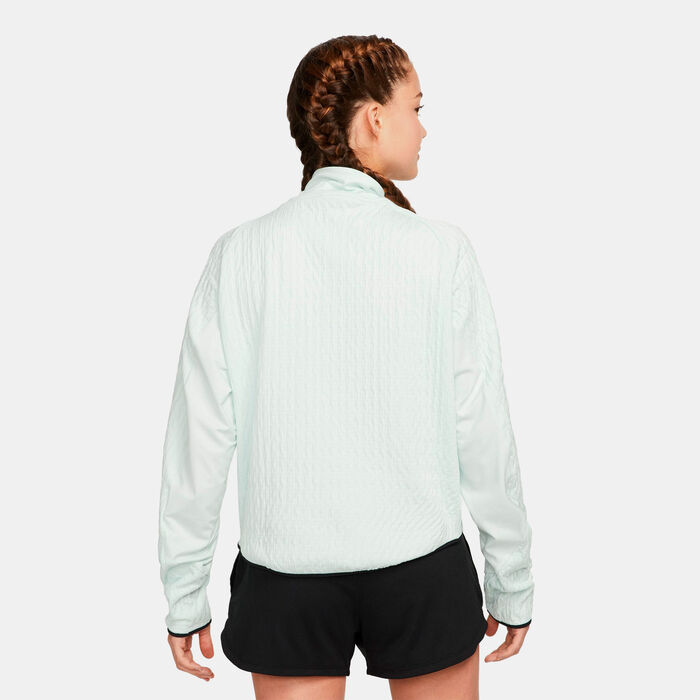 Nike Women's Therma-FIT Run Division Mid-Layer T-Shirt Green Nike Women's Therma-FIT Run Division Mid-Layer T-Shirt Green image number 1