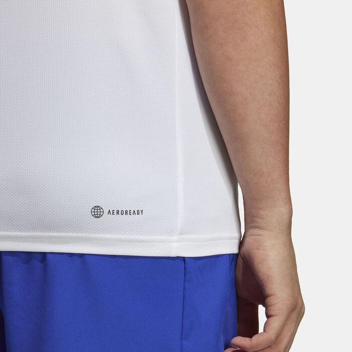 adidas Men's Training Essentials Training T-Shirt White adidas Men's Training Essentials Training T-Shirt White image number 3