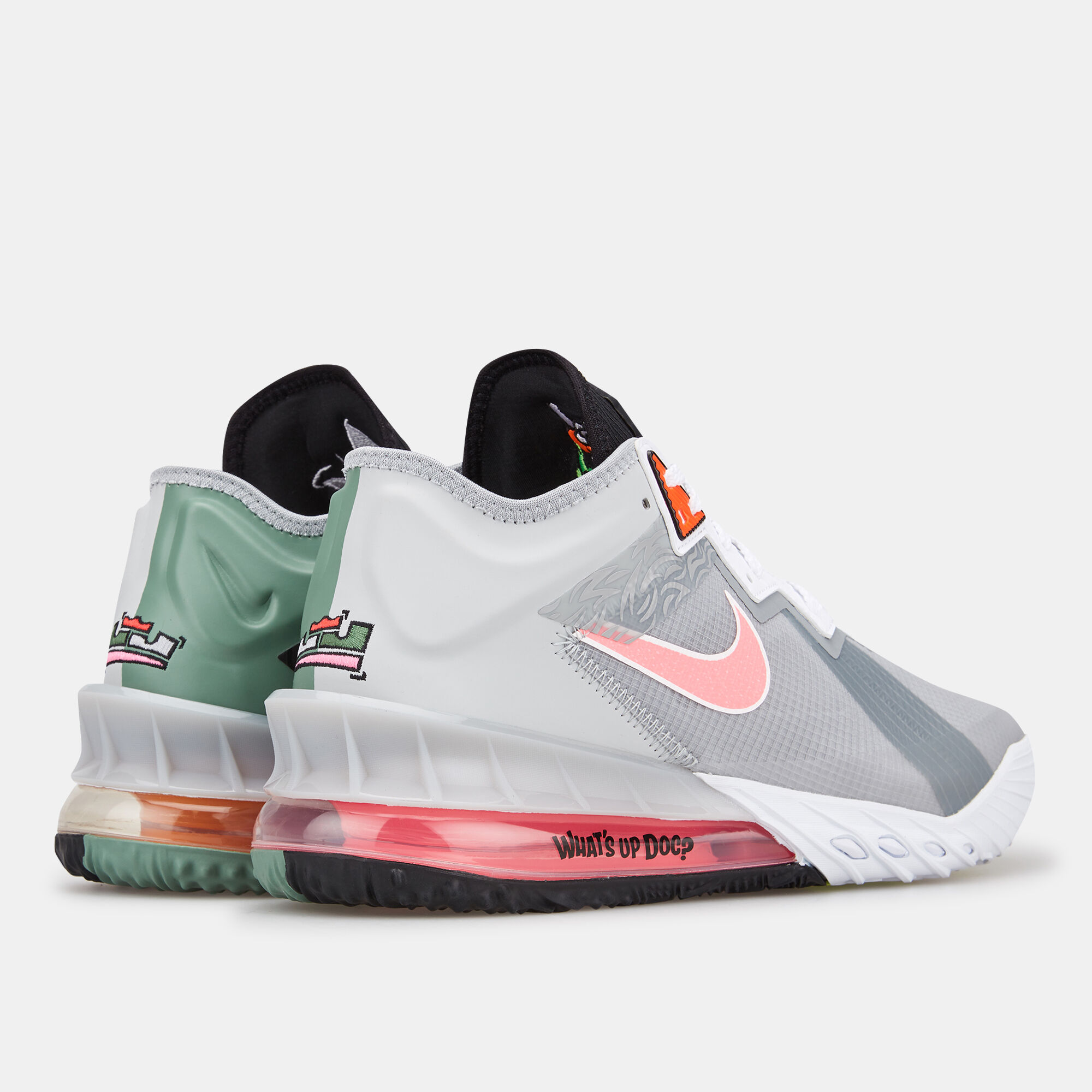 Lebron 18 low grey cheap
