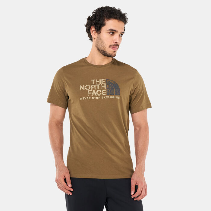 The North Face Men's Rust T-Shirt Green image number 0