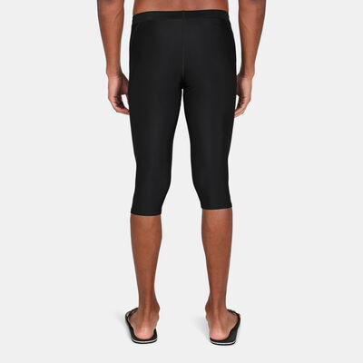 Speedo Men's Essential 3/4 Swimming Tights Black Speedo Men's Essential 3/4 Swimming Tights Black