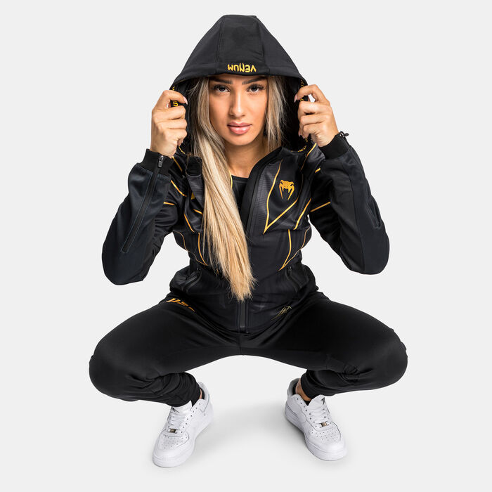 Venum Women's x UFC Authentic Fight Night 2.0 Walkout Hoodie Black Venum Women's x UFC Authentic Fight Night 2.0 Walkout Hoodie Black image number 2