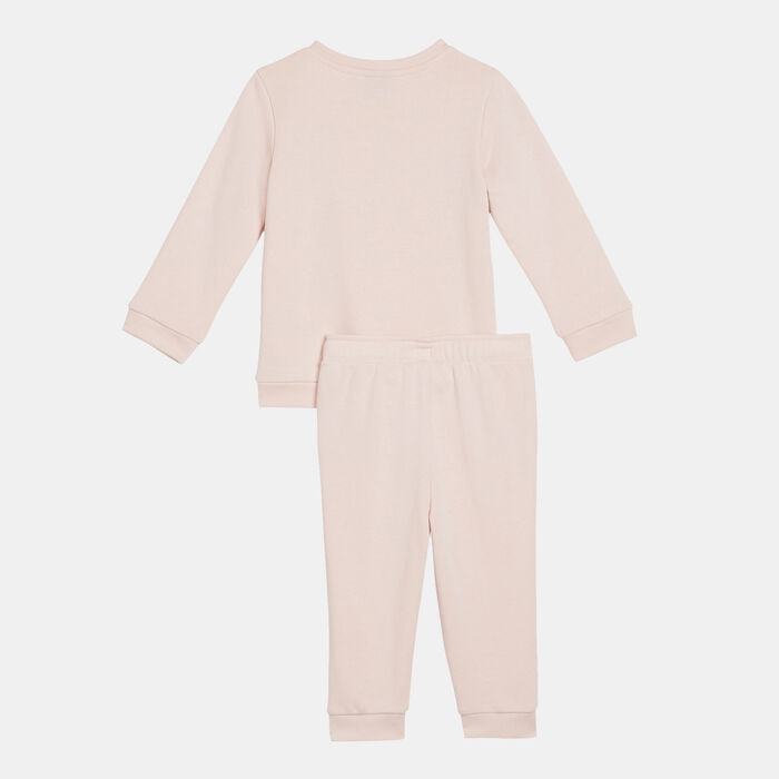 PUMA Kids' Essential+ Sweatshirt and Joggers Set Pink PUMA Kids' Essential+ Sweatshirt and Joggers Set Pink image number 1