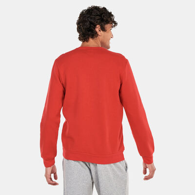 adidas Men's Essentials Fleece Sweatshirt Red
