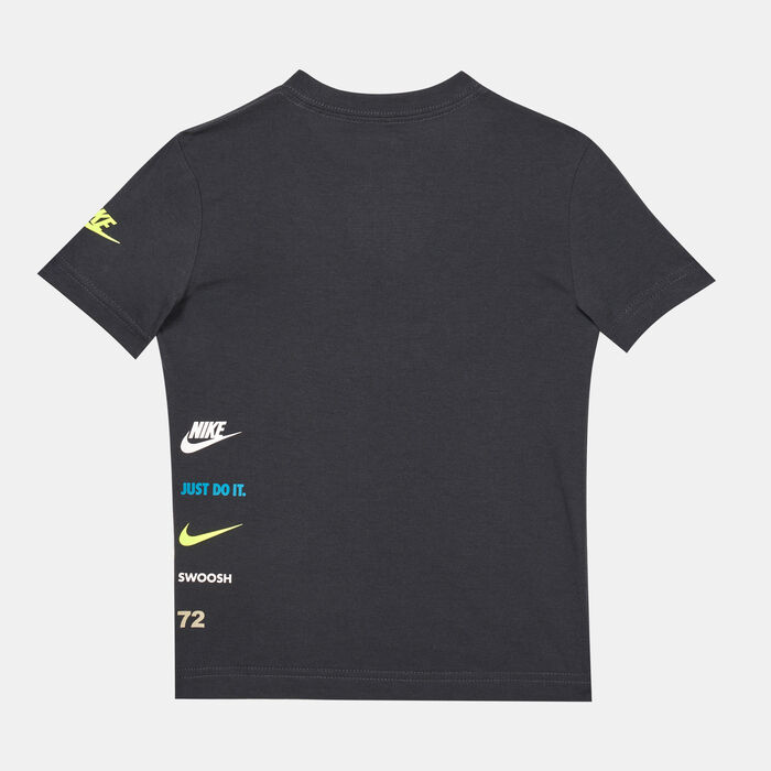Nike Kids' Just Do It Illuminate T-Shirt (Younger Kids) Grey Nike Kids' Just Do It Illuminate T-Shirt (Younger Kids) Grey image number 1