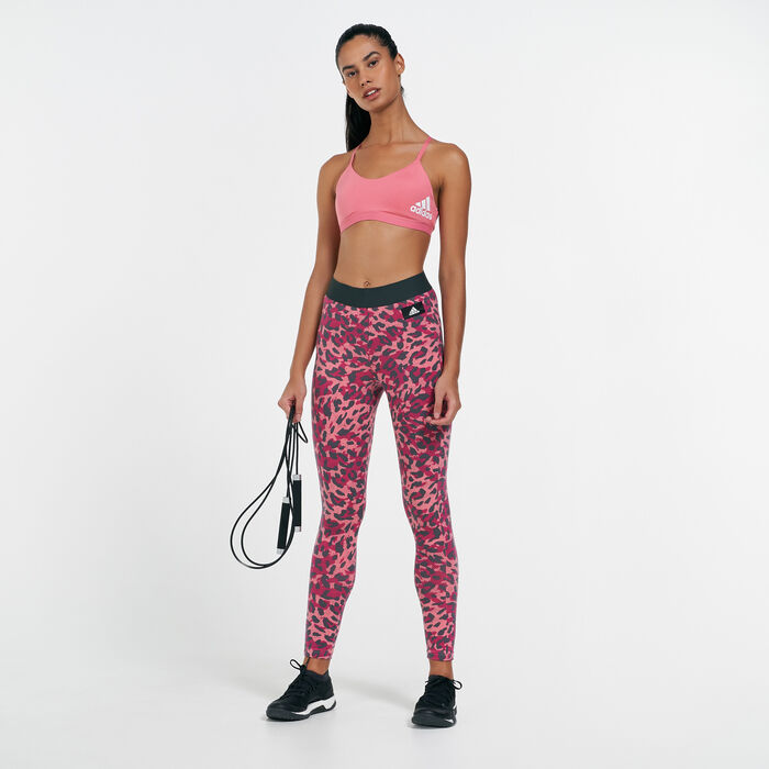 adidas Women's Sportswear Leggings Pink adidas Women's Sportswear Leggings Pink image number 2