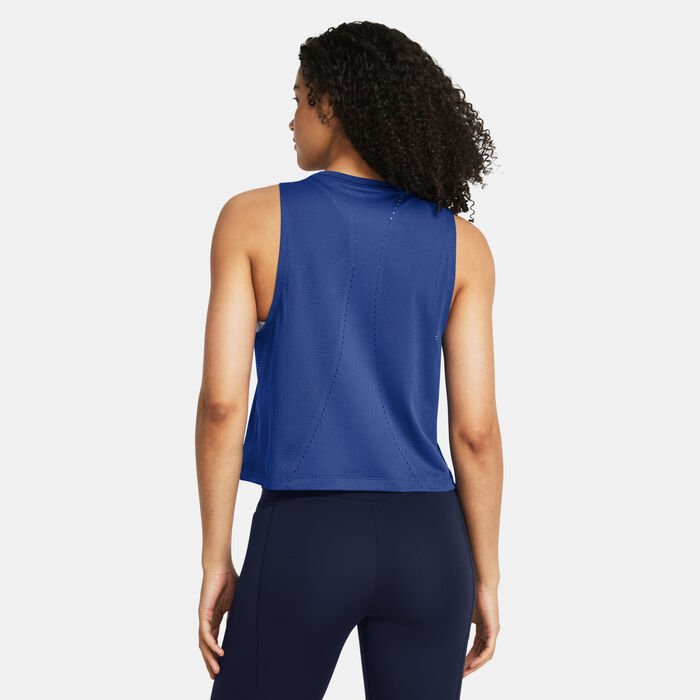 Under Armour Women's Vanish Engineered Training Tank Top Blue image number 1