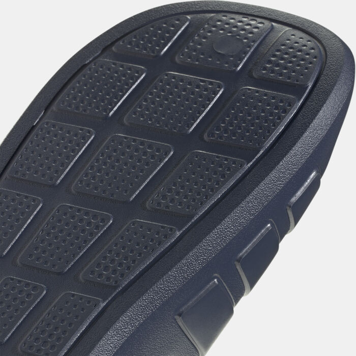 adidas Men's Adilette Flow Slides Grey adidas Men's Adilette Flow Slides Grey image number 5