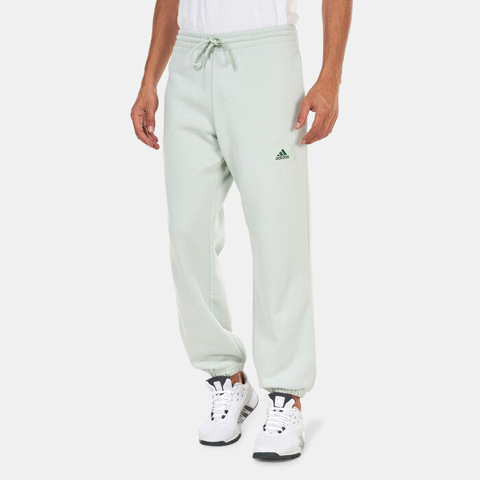 adidas Men’s Essentials Feelvivid Fleece Sweatpants Green image number 0