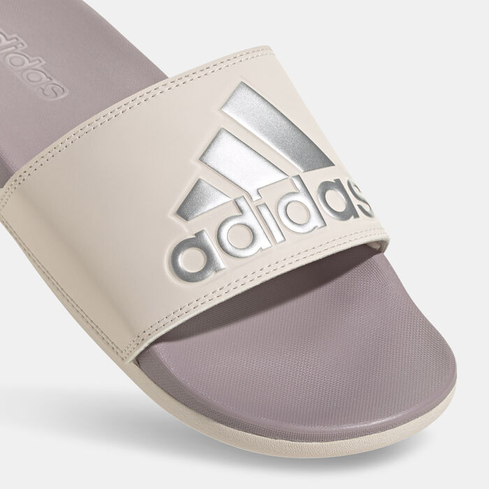 adidas Women's Adilette Comfort Slides Purple image number 2