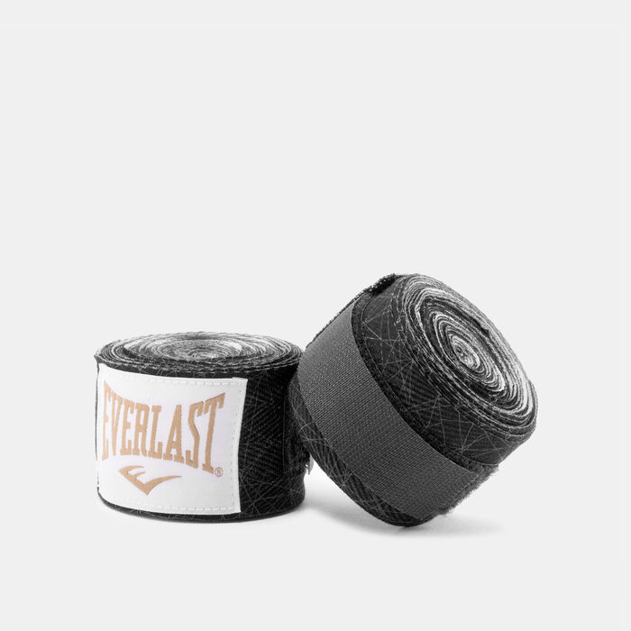 Everlast 108-inch Printed Boxing Hand Wraps Black Everlast 108-inch Printed Boxing Hand Wraps Black image number 0