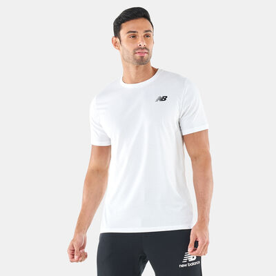 New Balance Men's Heathertech T-Shirt White