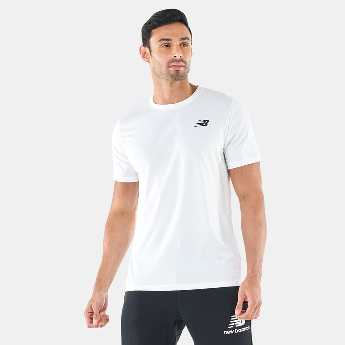 New Balance Men's Heathertech T-Shirt White image number 0